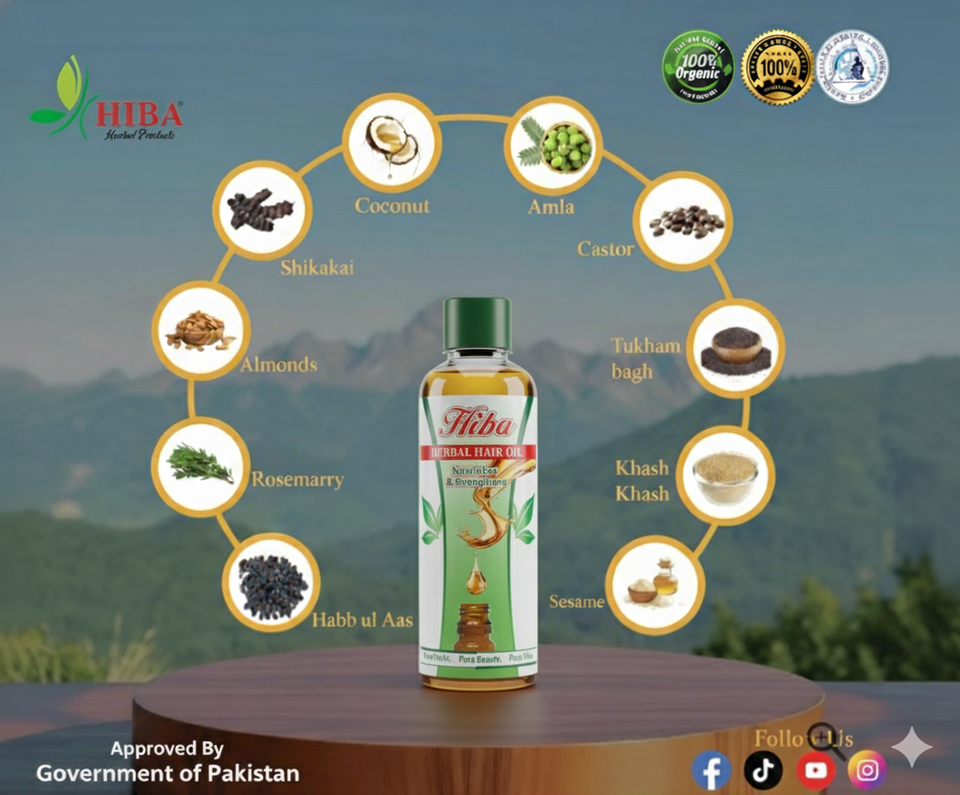 HIBA HERBAL HAIR OIL