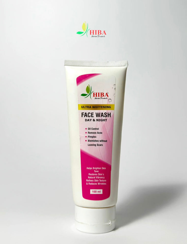 HIBA HERBAL ULTRA WHITENING FACE WASH