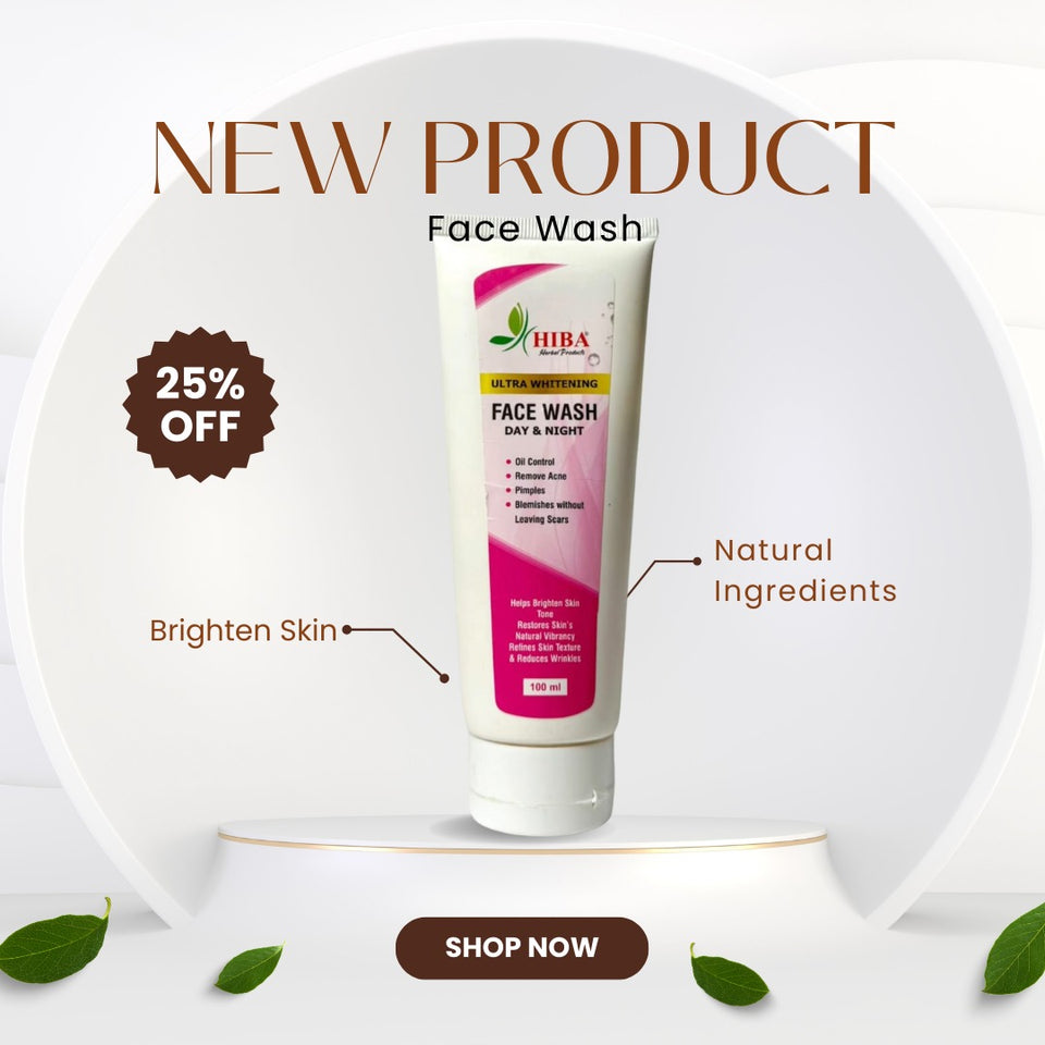 HIBA HERBAL ULTRA WHITENING FACE WASH